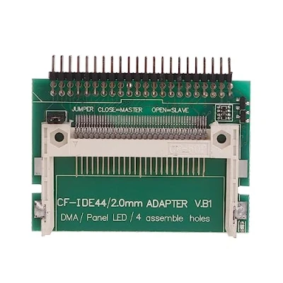 Abbildung von OFFILICIOUS Ide CF Adapter auf 2,5 Ide, 44 Pin Adapterkarte 6,3 cm (2,5 Zoll), poliger Stecker CF, kompakter Flash Speicherkarten Konverter für Laptop PC