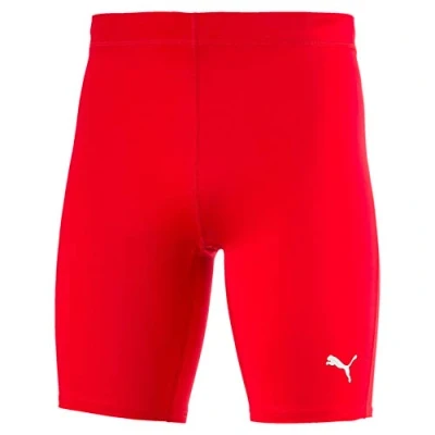 Abbildung von PUMA Erwachsene Cross The Line Short Tight Hose, Red, XS