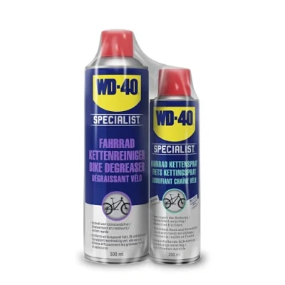 Abbildung von WD 40 Specialist Fahrrad Set 1xKettenreiniger 500ml + 1xKettenspray 250ml, Kettenpflege