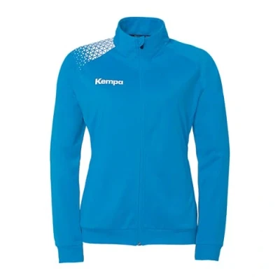 Abbildung von Kempa Training Ambition 28 POLY Trainingsjacke, Damen, Größe: XS, Kempablau weiß
