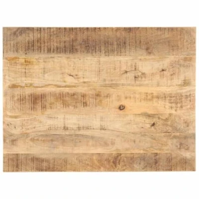 Abbildung von vidaXL Mangoholz Massiv Tischplatte Massivholzplatte Holzplatte Ersatztischplatte Holz Platte für Esstisch Esszimmertisch 25 27mm 90x70cm