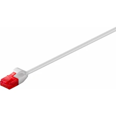 Abbildung von Goobay 93751 Cat 6 Patchkabel, Lan Kabel, 250Mhz, U/UTP Vergoldete RJ45 Stecker, Ethernet Kabel Flach, POE