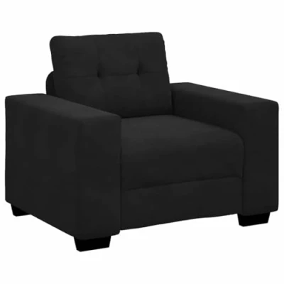Abbildung von vidaXL Sofa Sessel Schwarz 60 cm Samt