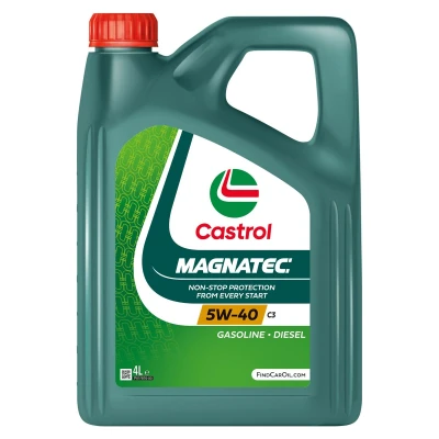 Abbildung von Castrol Magnatec C3 5W 40 4l Motoröl 15F624 BMW: 3 Limousine, Cabrio, 5 Touring, FIAT: Doblo II Kasten / Kombi, Punto III Schrägheck