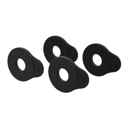 Abbildung von D&#039;Addario Flex Lock Gurtblöcke verriegelt Gurte an Ort und Stelle Schützen Sie Ihr Instrument ohne Modifikationen oder Hardware einfach zu befestigen Set mit 4 Blöcken Schwarz