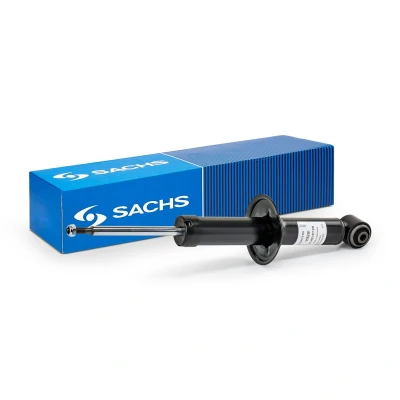 Abbildung von SACHS 556 281 Stoßdämpfer Gasdruck Zweirohr Teleskop oben Stift, unten Auge AUDI: A6 C5 Avant, Limousine