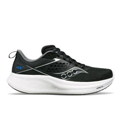 Abbildung von Saucony Ride 17 Wide Damen Laufschuhe Gr. 37 Schwarz Komfort &amp; Dämpfung