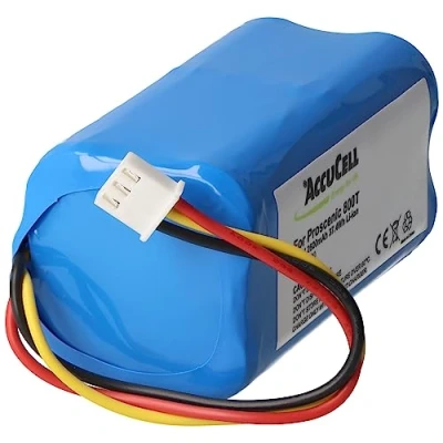 Abbildung von Akku passend für Proscenic 800T Li ion 820T, 830T, 820S nur mit dem weißen Stecker, Abbildung vergleichen
