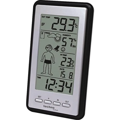 Abbildung von technoline WS 9632 Wetterstation (inklusive Außensender, Wettermännchen zieht sich dem Wetter entsprechend an)