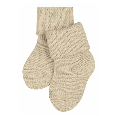 Abbildung von Falke BABY Flausch Temperature Regulation Socken für Kinder, Größe: 80/92, Sand mel