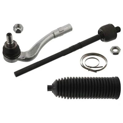 Abbildung von FEBI BILSTEIN 44693 Spurstange Vorderachse links mit Muttern Schellen, Lenkmanschetten