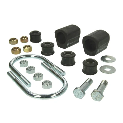 Abbildung von FEBI BILSTEIN 07207 Reparatursatz, Stabilisatorlager Vorderachse mit Halter Schrauben MERCEDES BENZ: T1 Pritsche/Fahrgestell