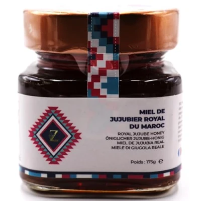 Abbildung von Honig Jujubier Royal de Marokko 175 g ein seltener und einzigartiger 100 % natürlich, geerntet in der Region Souss Massa Draa