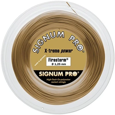 Abbildung von Signum Saitenrolle Firestorm 200m Gold metallic, 0255180242600006