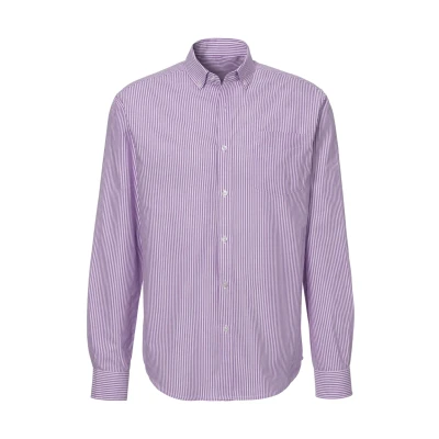 Abbildung von H.I.S Langarmhemd &quot;Regular fit&quot;, Oxfordhemd langarm mit Button down Kragen aus reiner Baumwolle