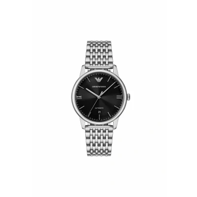 Abbildung von Emporio Armani Herren Analog Automatik Uhr mit Edelstahl Armband AR60081