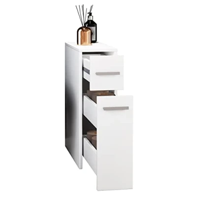 Abbildung von VCM Midischrank Holz Badmöbel Nischenschrank Raumteiler Bad Zalo (1 St)