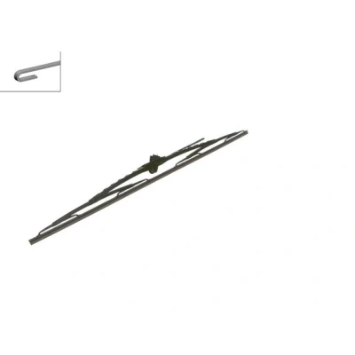 Abbildung von Scheibenwischer Bosch 3 397 011 822 Bügelwischblatt ohne Spoiler mit integrierter Waschwasserdüse VOLVO: FH II, FH, MERCEDES BENZ: ACTROS MP4
