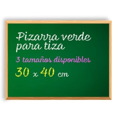 Abbildung von Kreidetafel, Grüne Tafel zum Aufhängen mit Montagematerial, für Kinder, Schule und Zuhause, Kreidetafel ideal Klassenzimmer, Gastronomie Wohnen Ofituria (30x40)