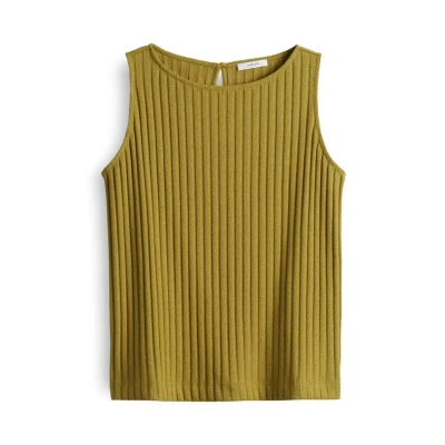 Abbildung von OPUS Regular FIT Round NECK Lockere Passform Top, Damen, Größe: 36, Tropical moss