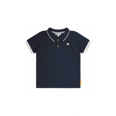 Abbildung von Steiff Poloshirt für Kinder, Größe: 116, Dunkelblau