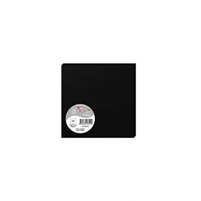 Abbildung von Clairefontaine 1851C Packung (mit 25 Karten Pollen, 135 x mm) 210g, Schwarz