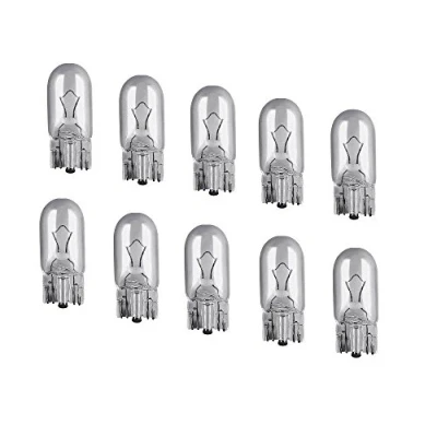 Abbildung von Unbekannt 10 teilig.W5W Kummert Business Standlichtlampen, 12 V 5 Watt, Ausführung 2,1 x 9,5 d, Glassockellampen, 10x W 5W mit E Prüfzeichen.