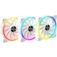 Abbildung von Alpenföhn Gehäuselüfter Wing Boost 3 ARGB High Speed 3er 120mm Gehäuselüfter, Set, Triple, LED Beleuchtung, Beleuchtungseffekte, weiß