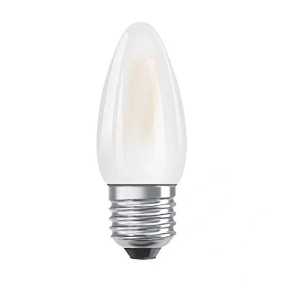 Abbildung von OSRAM Dimmbare Filament LED Lampe mit E27 Sockel, Warmweiss (2700K), Kerzenform, 5W, Ersatz für 40W Glühbirne, matt, Retrofit CLASSIC B DIM