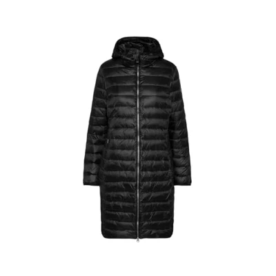Abbildung von SOCCX Damen Leichter Steppmantel mit Kapuze Black L