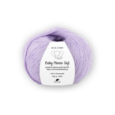 Abbildung von PRO LANA Baby Merino Soft Farbe: Flieder (41) 25 g/ca. 100 m Wolle