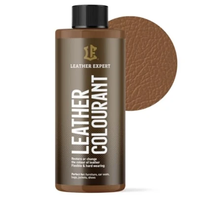 Abbildung von Sehr Deckend Wasser Lederfarbe Braun 500 ml Leather Paint für Natur und ÖkoLeder Dye Ohne Alkohol alle Lederaccessoires Reißt oder Blättert Nicht ab