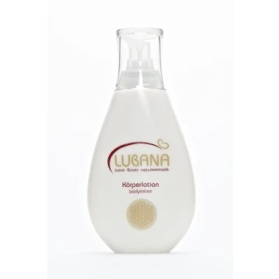 Abbildung von LUBANA basische Körperlotion, pH 7, 6, ohne Silikone, Lotion, Körpermilch, spendet Feuchtigkeit, 200 ml