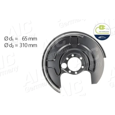 Abbildung von AIC 56228 Ankerblech Hinterachse rechts AUDI: 80 B4 Limousine, A4 B5 Avant