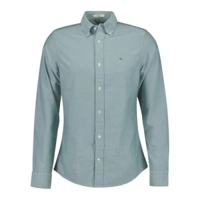 Abbildung von GANT Oxford Shirt Hemd, Herren, Größe: Small, Deep forest green
