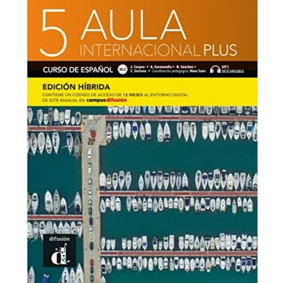 Abbildung von Aula internacional Plus 5 B2.2 Edición híbrida: Libro del alumno y cuaderno de ejercicios con audios vídeos + código directo al entorno digital manual en Campus Difusión (12 meses)