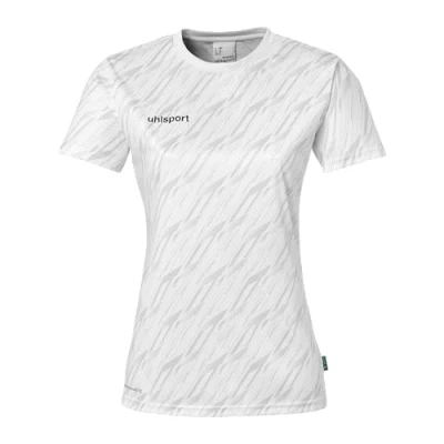 Abbildung von uhlsport Tshirt print, Damen, Größe: Medium, Weiß