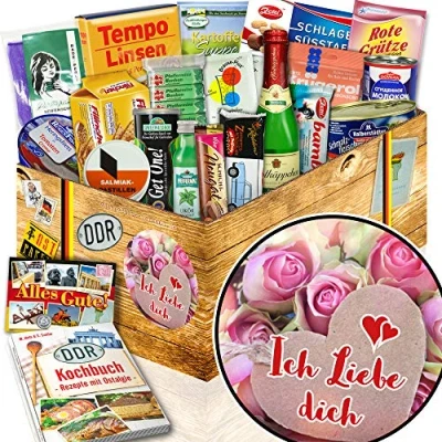 Abbildung von Ich liebe dich/Liebes Geschenk/Spezialitäten Ostpaket