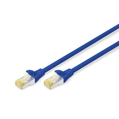 Abbildung von DIGITUS LAN Kabel Cat 6A 7m RJ45 Netzwerkkabel S/FTP Geschirmt Kompatibel zu 6 &amp; 7 Blau
