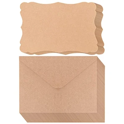 Abbildung von Belle Vous Leinwand 50 Blanko Karten und Umschläge 17,6 x 12,4 cm, Set mit Stück, Umschlag cm