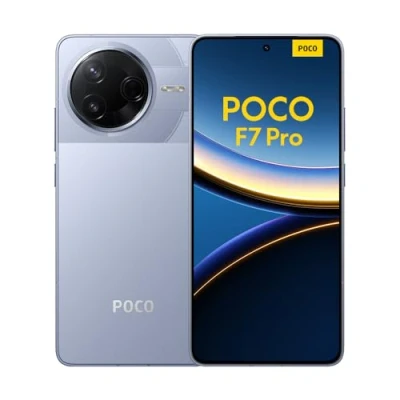 Abbildung von Xiaomi Poco F7 Pro Smartphone, 12+512GB, Blau, Handy ohne Vertrag, 50 MP, 120Hz AMOLED Display, Snapdragon Prozessor, 6000mAh Akku, 90W HyperCharge, HyperAI, Dual SIM