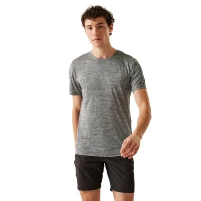 Abbildung von Regatta Herren Fingal Edition Marl T Shirt Hemd, Rockgreymarl, S