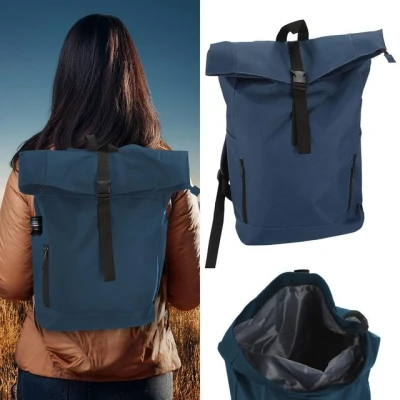 Abbildung von CEPEWA Rucksack Falt Urban 30l dunkelblau 40x57x15cm 600D Polyester Rolltop