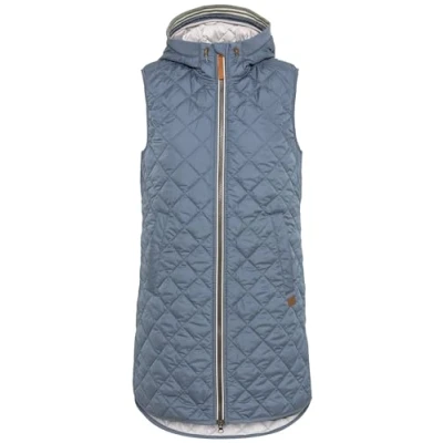 Abbildung von camel active Lange Weste, Damen, Größe: 46, Smoke blue