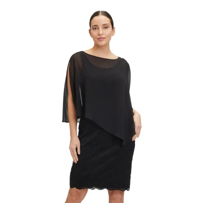 Abbildung von Vera Mont MIT Spitze Freizeitkleid, Damen, Größe: 36, Schwarz