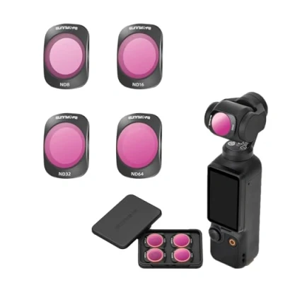 Abbildung von MotuTech Filter Set für DJI OSMO Pocket 3 Neutraldichtefilter ND8 + ND16 ND32 ND64
