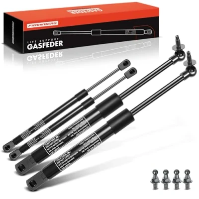 Abbildung von Frankberg 4x Gasfeder Dämpfer Heckklappe Heckscheibe Kompatibel mit Grand Cherokee WG WJ Alle Motoren SUV 1999 2004 Replace# 55136965AC