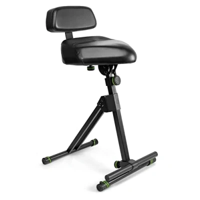 Abbildung von Gravity FM SEAT1 BR Höhenverstellbare Stehhilfe mit Fußstütze und Rückenlehne
