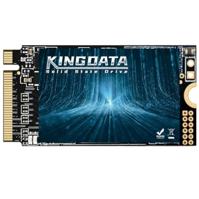 Abbildung von KINGDATA M.2 2242 SSD 512GB NVMe PCIe Gen3 x 4 Internal Solid State Drive, 3D NAND TLC, Gaming SSD, R/W Speed up to 2200MB/s and 1800MB/s (M.2 PCIe, 512GB)