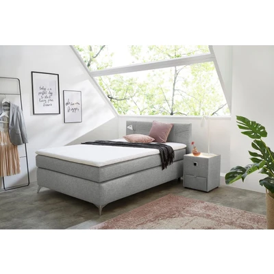 Abbildung von Jockenhöfer Gruppe Boxspringbett &quot;Nora erhältlich in den Größen 100,120 &amp; 140cm&quot;, mit Topper und höhenvariablem Kopfteil